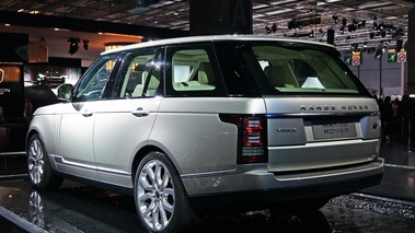 Mondial de l'Automobile de Paris 2012 - Range Rover gris 3/4 arrière gauche