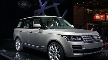 Mondial de l'Automobile de Paris 2012 - Range Rover gris 3/4 avant droit