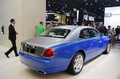 Mondial de l'Automobile de Paris 2012 - Rolls Royce Ghost bleu/gris 3/4 arrière droit