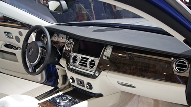 Mondial de l'Automobile de Paris 2012 - Rolls Royce Ghost bleu/gris intérieur