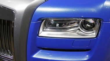 Mondial de l'Automobile de Paris 2012 - Rolls Royce Ghost bleu/gris phare avant