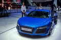 Audi R8 LMX bleu face avant