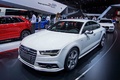 Audi S7 blanc 3/4 avant gauche 