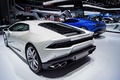 Lamborghini Huracan blanc 3/4 arrière gauche 