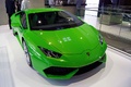 Lamborghini Huracan vert 3/4 avant droit