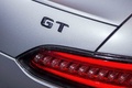 Mercedes AMG GT gris satiné logo coffre 