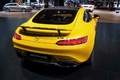 Mercedes AMG GT S jaune face arrière 