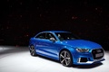 Mondial de l'Automobile de Paris 2016 - Audi RS3 Sedan bleu 3/4 avant droit