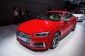 Mondial de l'Automobile de Paris 2016 - Audi S5 II rouge 3/4 avant gauche