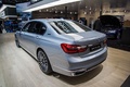 Mondial de l'Automobile de Paris 2016 - BMW 740Le xDrive gris 3/4 arrière gauche