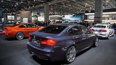 Mondial de l'Automobile de Paris 2016 - BMW M3 anthracite 3/4 arrière droit