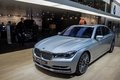 Mondial de l'Automobile de Paris 2016 - BWM 740Le xDrive gris 3/4 avant gauche