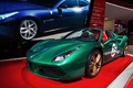 Mondial de l'Automobile de Paris 2016 - Ferrari 488 Spider vert 3/4 avant gauche