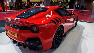 Mondial de l'Automobile de paris 2016 - Ferrari F12 TDF rouge 3/4 arrière droit