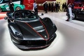 Mondial de l'Automobile de Paris 2016 - Ferrari LaFerrari Aperta noir face avant