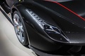 Mondial de l'Automobile de Paris 2016 - Ferrari LaFerrari Aperta noir phare avant