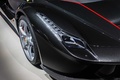 Mondial de l'Automobile de Paris 2016 - Ferrari LaFerrari Aperta noir phare avant