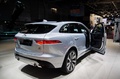 Mondial de l'Automobile de Paris 2016 - Jaguar F-Pace S gris 3/4 arrière droit