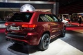 Mondial de l'Automobile de Paris 2016 - Jeep Grand Cheerokee SRT-8 rouge 3/4 arrière droit