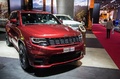 Mondial de l'Automobile de Paris 2016 - Jeep Grand Cheerokee SRT-8 rouge 3/4 avant droit