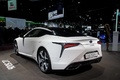 Mondial de l'Automobile de paris 2016 - Lexus LC500h blanc 3/4 arrière gauche