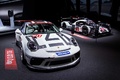 Mondial de l'Automobile de Paris 2016 - Porsche 991 GT3 Cup blanc face avant