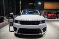 Mondial de l'Automobile de Paris 2016 - Range Rover SVR blanc face avant