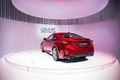 Mondial de l'Automobile de Paris 2018 - Lexus RC 300h rouge 3/4 arrière gauche