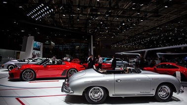 Mondial de l'Automobile de Paris 2018 - Porsche 356 Speedster gris profil