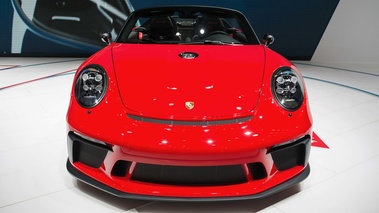 Mondial de l'Automobile de Paris 2018 - Porsche 991 Speedster Concept rouge face avant