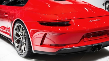 Mondial de l'Automobile de Paris 2018 - Porsche 991 Speedster Concept rouge feux arrière