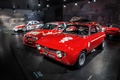 Museo Alfa Romeo - 1300 Junior GTA rouge 3/4 avant gauche