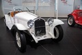 Museo Alfa Romeo - 6C 1750 Gran Sport blanc 3/4 avant droit