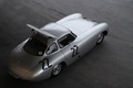 Rétromobile 2012 - Mercedes 300 SL Competition gris 3/4 arrière droit vue de haut