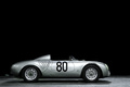 Rétromobile 2012 - Porsche 550 Spyder gris profil