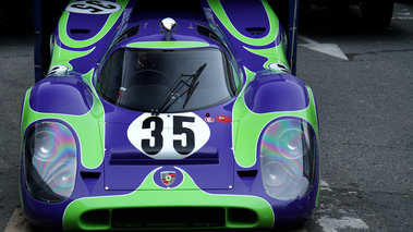 Rétromobile 2012 - Porsche 917 violet/vert face avant