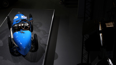 Vente Bonhams - Bugatti Type 35 bleu vue du dessus