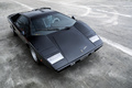 Rétromobile 2016 - Lamborghini Countach LP400 noir 3/4 avant droit