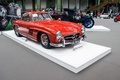 Bonhams - Paris 2017 - Mercedes 300 SL rouge 3/4 avant droit