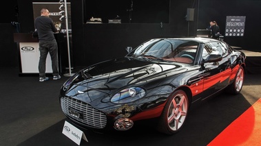 RM Auctions - Paris 2017 - Aston Martin DB7 Zagato noir 3/4 avant gauche