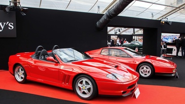 RM Auctions - Paris 2017 - Ferrari 550 Barchetta rouge 3/4 avant droit