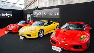 RM Auctions - Paris 2017 - Ferrari F430 GTC rouge face avant