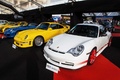 RM Auctions - Paris 2017 - Porsche 996 GT3 RS blanc/rouge 3/4 avant gauche