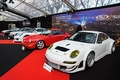 RM Auctions - Paris 2017 - Porsche 997 GT3 RSR blanc 3/4 avant gauche