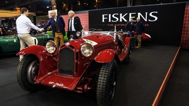 Rétromobile 2017 - Alfa Romeo 8C 2300 Zagato Spider rouge 3/4 avant gauche