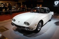 Rétromobile 2017 - Lamborghini 350 GT blanc 3/4 avant gauche