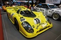 Rétromobile 2017 - Porsche 917K jaune 3/4 avant droit