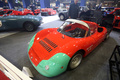 ArtCurial - Paris 2018 - Abarth 1000 SP barquette rouge/vert 3/4 avant gauche capot ouvert