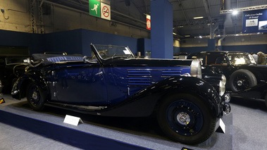 ArtCurial - Paris 2018 - Bugatti Type 57 Cabriolet Vanvooren bleu/noir profil