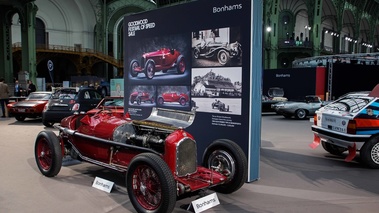 Bonhams - Paris 2018 - Alfa Romeo Tipo B Monoposto rouge 3/4 avant droit